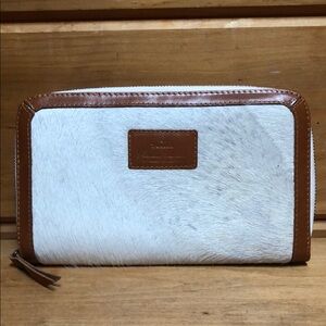 Tranquera Handmade Wallet Clutch Cowhair Leather Uruguay